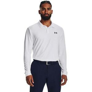 Under Armour Pánské polo tričko Performance 3.0 LS Polo white 3XL, Bílá, XXXL