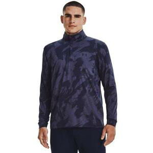 Under Armour Pánská lehká mikina Playoff Jacq 1/4 Zip midnight navy XL, Tmavě, modrá