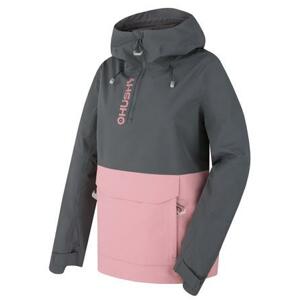 Husky Dámská outdoor bunda Nabbi L dk. grey/pink S