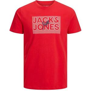 Jack&Jones Pánské triko JJMARIUS Regular Fit 12235210 True Red XL