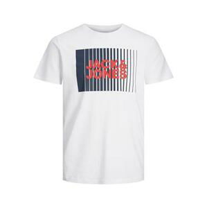 Jack&Jones Pánské triko JJECORP Standard Fit 12233999 White XL