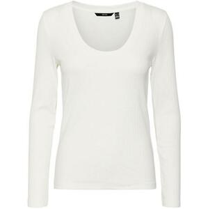 Vero Moda Dámské triko VMKISS Tight Fit 10290319 Snow White L