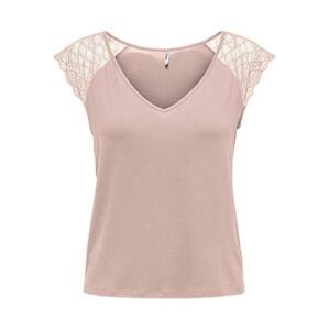 ONLY Dámské triko ONLPETRA Slim Fit 15315803 Rose Smoke M