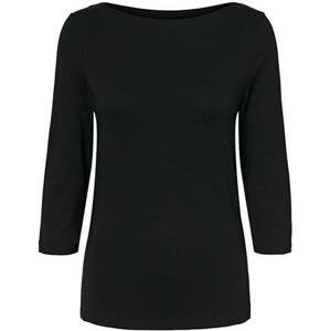 Vero Moda Dámské triko VMPANDA Regular Fit 10274133 Black XS