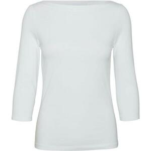 Vero Moda Dámské triko VMPANDA Regular Fit 10274133 Bright White S