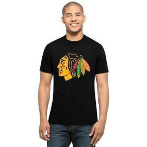 47' Brand Triko 47 Brand Splitter Tee NHL SR, černá, Senior, S, Chicago Blackhawks