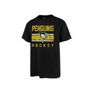 47' Brand Triko NHL 47 Brand Echo T Distressed JB SR, černá, Senior, M, Pittsburgh Penguins