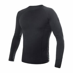 SENSOR MERINO AIR pánské triko dl.rukáv černá Velikost: XXXL