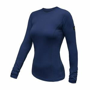 SENSOR MERINO ACTIVE dámské triko dl.rukáv deep blue Velikost: M