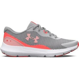 Under Armour Dívčí běžecká obuv GGS Surge 3 halo gray 5, Šedá, 37,5 / 35,5