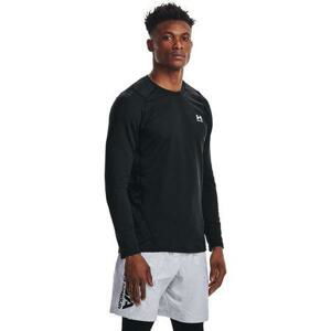 Under Armour Pánské funkční tričko CG Armour Fitted Crew - velikost L black M, Černá