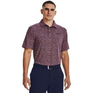 Under Armour Pánské polo tričko Playoff 3.0 Printed Polo midnight navy S, Tmavě, modrá