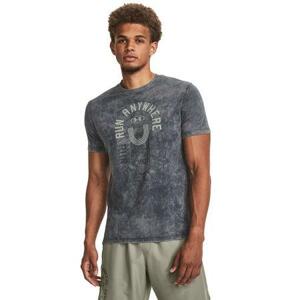 Under Armour Pánské tričko Run Anywhere Tee black L, Černá