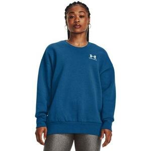 Under Armour Dámská oversize mikina Essential Flc OS Crew varsity blue S