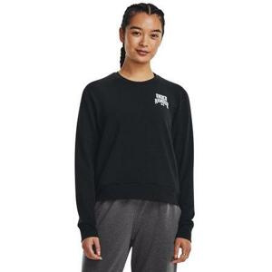 Under Armour Dámská mikina Rival Terry Graphic Crew black L, Černá