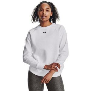 Under Armour Dámská mikina Rival Fleece Crew white L, Bílá