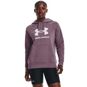 Under Armour Dámská mikina Rival Fleece Big Logo Hdy misty purple M