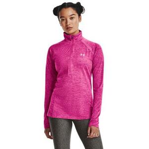 Under Armour Lehká dámská mikina New Tech 1/2 Zip - Twist rebel pink M