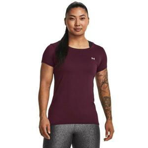 Under Armour Dámské triko HG Armour SS dark maroon M