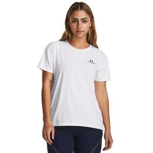 Under Armour Dámské tričko Rush Energy SS 2.0 white XL, Bílá