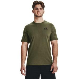 Under Armour Pánské triko Sportstyle Left Chest SS marine od green 3XL, XXXL