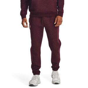 Under Armour Pánské tepláky Essential Fleece Jogger dark maroon L