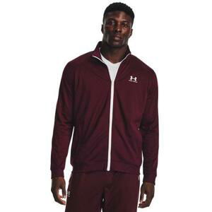 Under Armour Pánská mikina/bunda SPORTSTYLE TRICOT JACKET dark maroon L