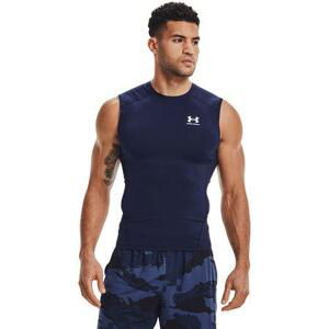 Under Armour Pánské kompresní tílko HG Armour Comp SL midnight navy M, Tmavě, modrá