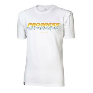 PROGRESS BARBAR "SUNSET" men's bamboo T-shirt XL bílá