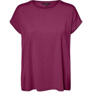 Vero Moda Dámské triko VMAVA Regular Fit 10284468 Boysenberry M