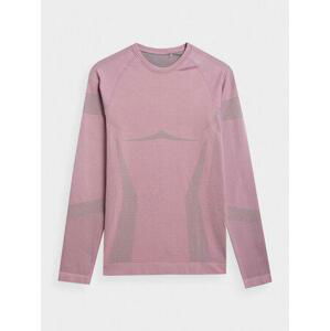 4F Dámské funkční tričko do zimy dark pink M/L
