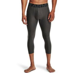 Under Armour Pánské kompresní 3/4 legíny HG Armour 3/4 Legging carbon heather L, Tmavě, šedá