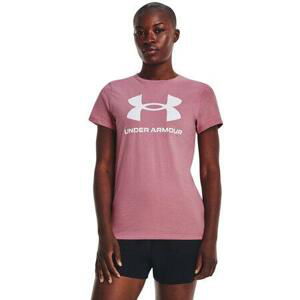 Under Armour Dámské triko Live Sportstyle Graphic SSC pink elixir XXL