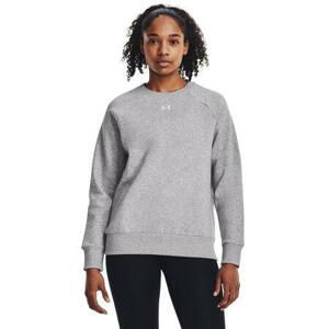 Under Armour Dámská mikina Rival Fleece Crew mod gray light heather L