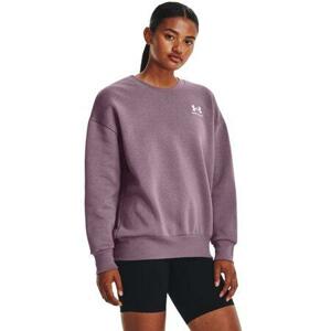 Under Armour Dámská oversize mikina Essential Flc OS Crew misty purple S