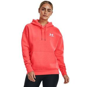 Under Armour Dámská fleecová mikina Essential Fleece Hoodie venom red XS