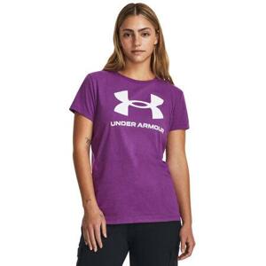 Under Armour Dámské triko Live Sportstyle Graphic SSC cassis M