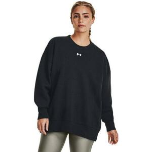 Under Armour Dámská oversize mikina Rival Fleece OS Crew black L, Černá