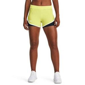 Under Armour Dámské běžecké kraťasy Fly By 2.0 2N1 Short lime yellow L