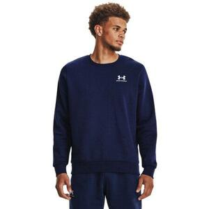 Under Armour Pánská mikina Essential Fleece Crew midnight navy XL, Tmavě, modrá