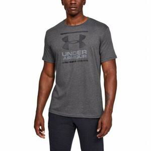 Under Armour Pánské triko GL Foundation SS T charcoal medium heather / graphite / black 4XL, XXXXL