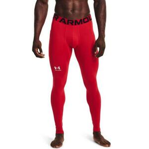 Under Armour Pánské zimní kompresní legíny CG Armour Leggings red M, Červená