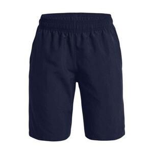 Under Armour Chlapecké kraťasy Woven Graphic Shorts midnight navy YS, Tmavě, modrá, 127, –, 137