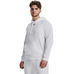 Under Armour Pánská mikina Rival Fleece Hoodie white 3XL, Bílá, XXXL