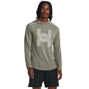 Under Armour Pánské běžecké tričko Run Anywhere Hoody grove green XL