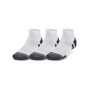 Under Armour Unisex ponožky Performance Tech 3pk Low white L, Bílá