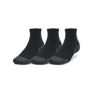 Under Armour Unisex ponožky Performance Tech 3pk Qtr black M, Černá, 40 - 42