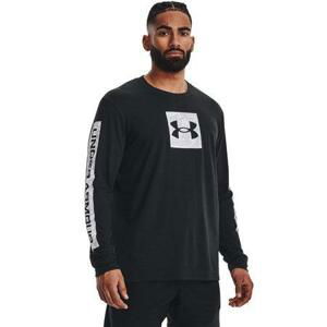 Under Armour Pánské bavlněné tričko Camo Boxed Sportstyle LS black 3XL, Černá, XXXL