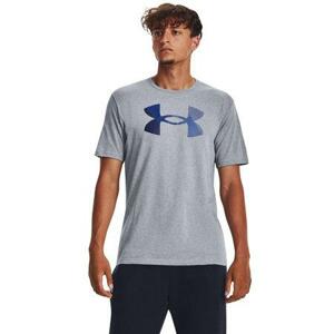 Under Armour Pánské bavlněné tričko Big Logo Fill SS steel light heather 3XL, XXXL