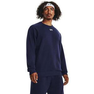 Under Armour Pánská mikina Rival Fleece Crew midnight navy L, Tmavě, modrá